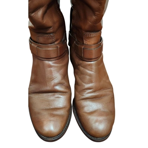Tory Burch Womens Colton Leather Riding Knee-High Boots 10 - Picture 4 of 13